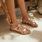Sandalias Liente - Oro Rosa