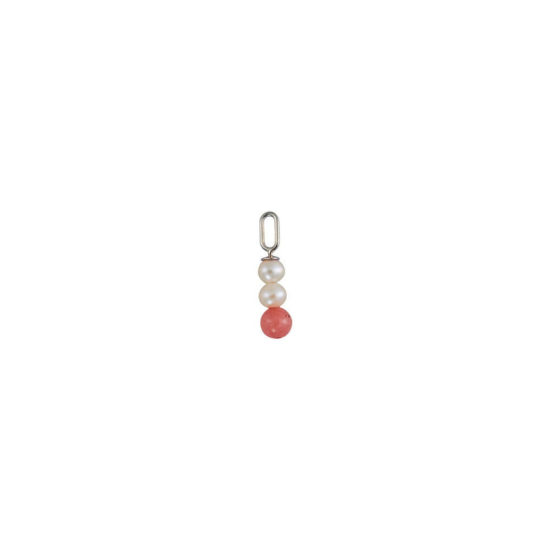 Bijou Charm - Pearl Stick - 4mm - Argent - 3 Coloris