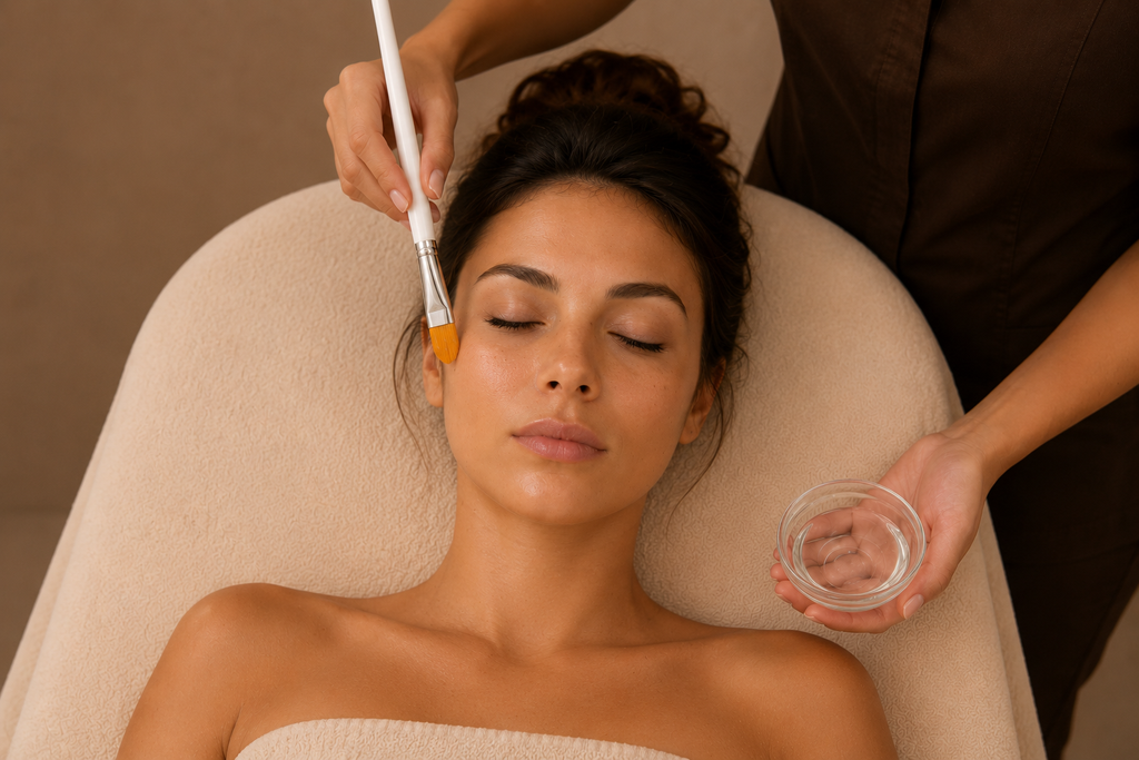 Peeling + Led – Teint, Grain De Peau & Imperfections + Diagnostic – 50 Min – 1 Séance