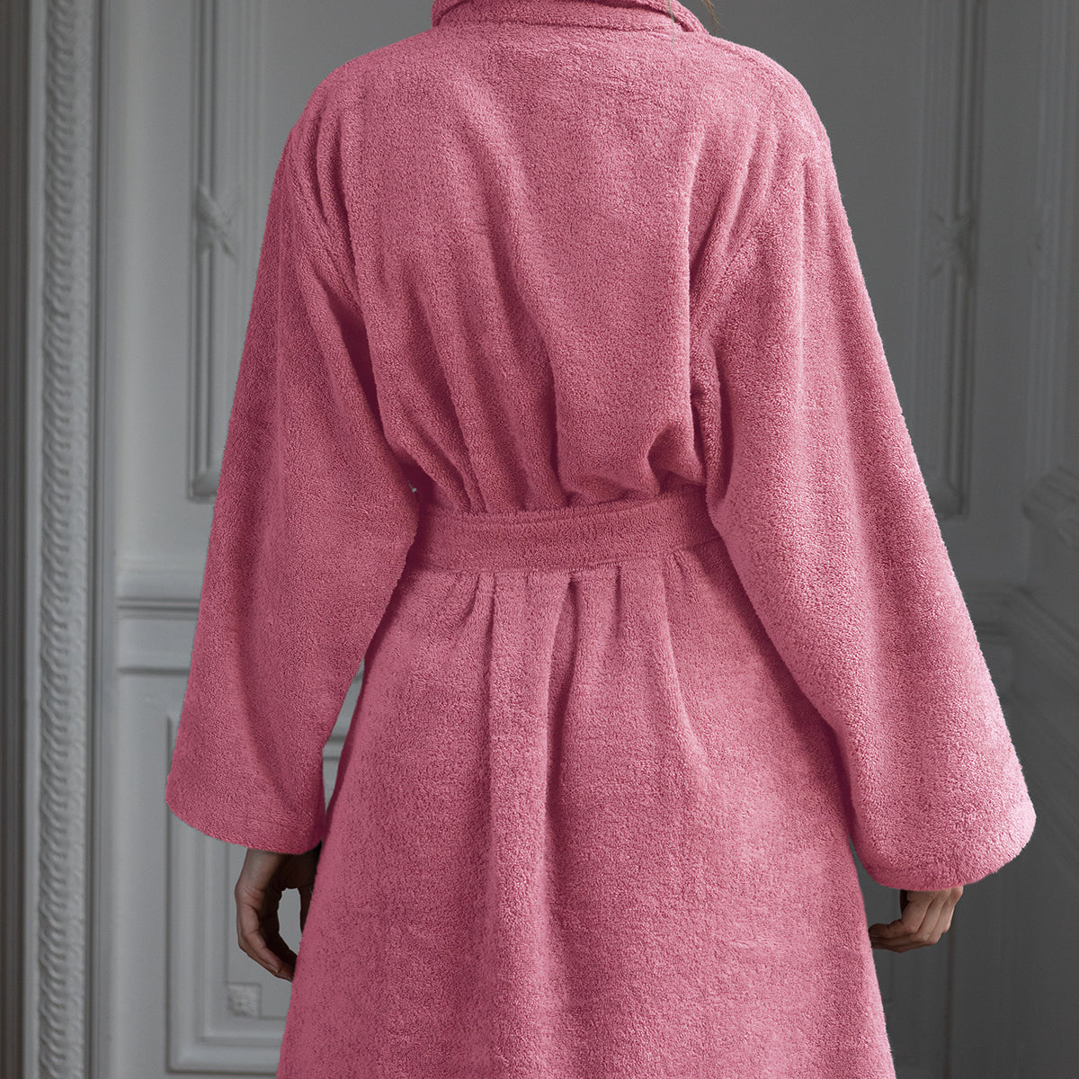 Plain Terry - Bathrobe - Blush