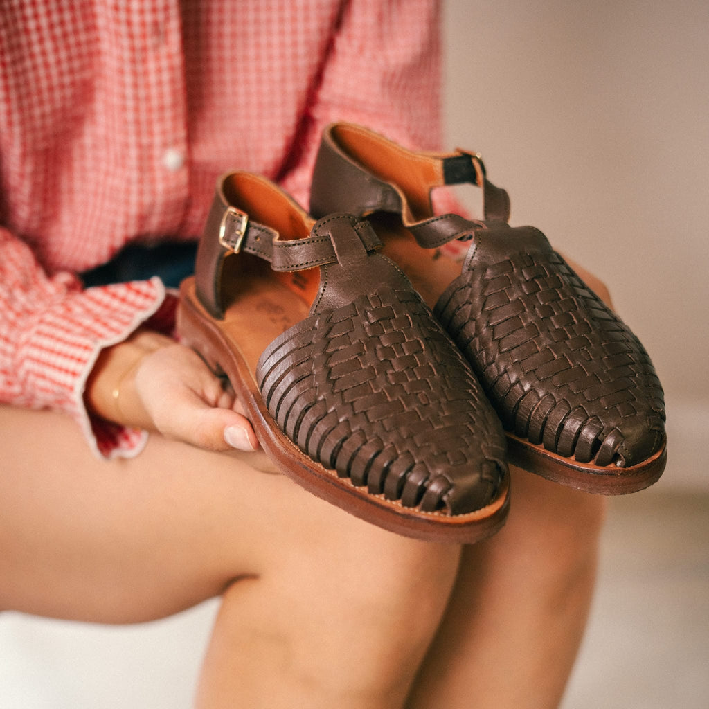Huaraches Peonia - Chocolate