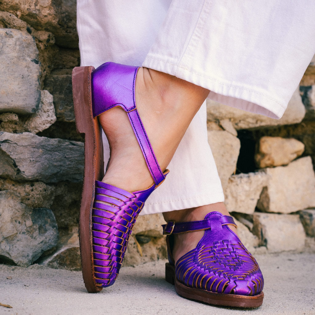 Huaraches Peonia - Violet Flashy