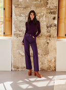 Jeans Droit Large Perrine - Violet