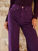 Jeans Droit Large Perrine - Violet