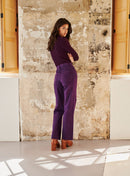 Jeans Droit Large Perrine - Violet
