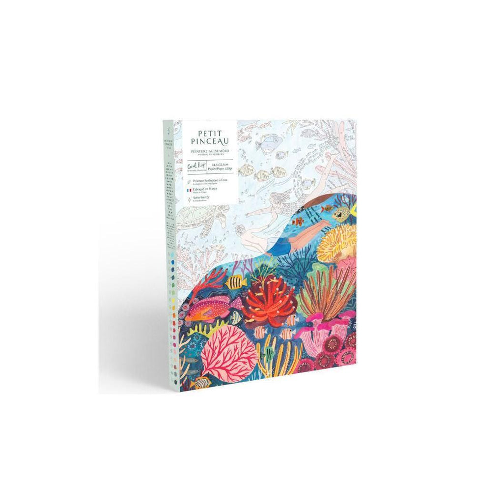 Paint By Number Set - Small Brush - Coral Reef By Miranda Sofroniou - Small Brush