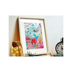 Paint By Number Set - Small Brush - Coral Reef By Miranda Sofroniou - Small Brush