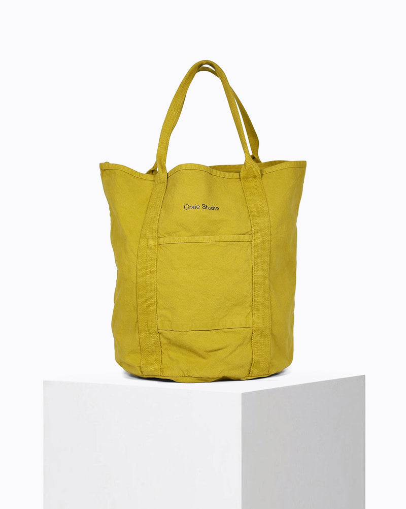Petit Cabas Coton Moutarde
