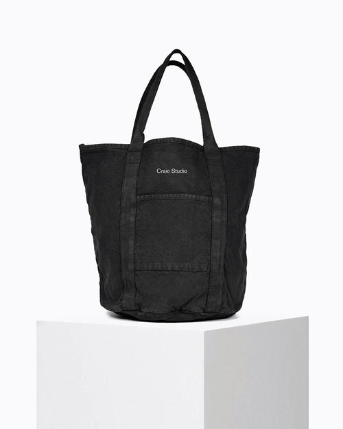 Petit Cabas Coton Noir