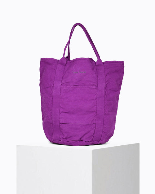 Petit Cabas Coton Violet