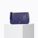 Petite Pochette Grainé Marine
