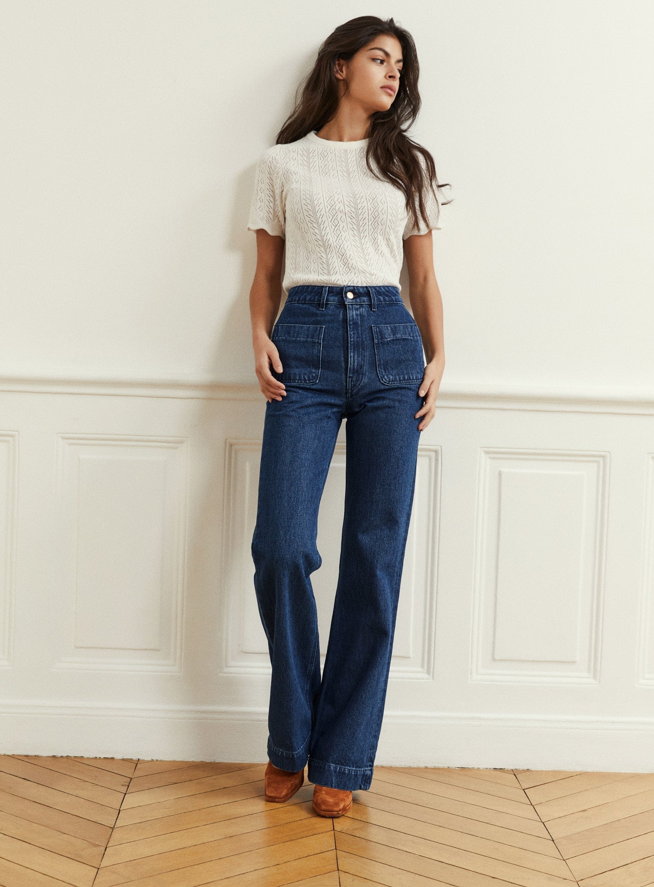 Petra Flared Jeans - Blue