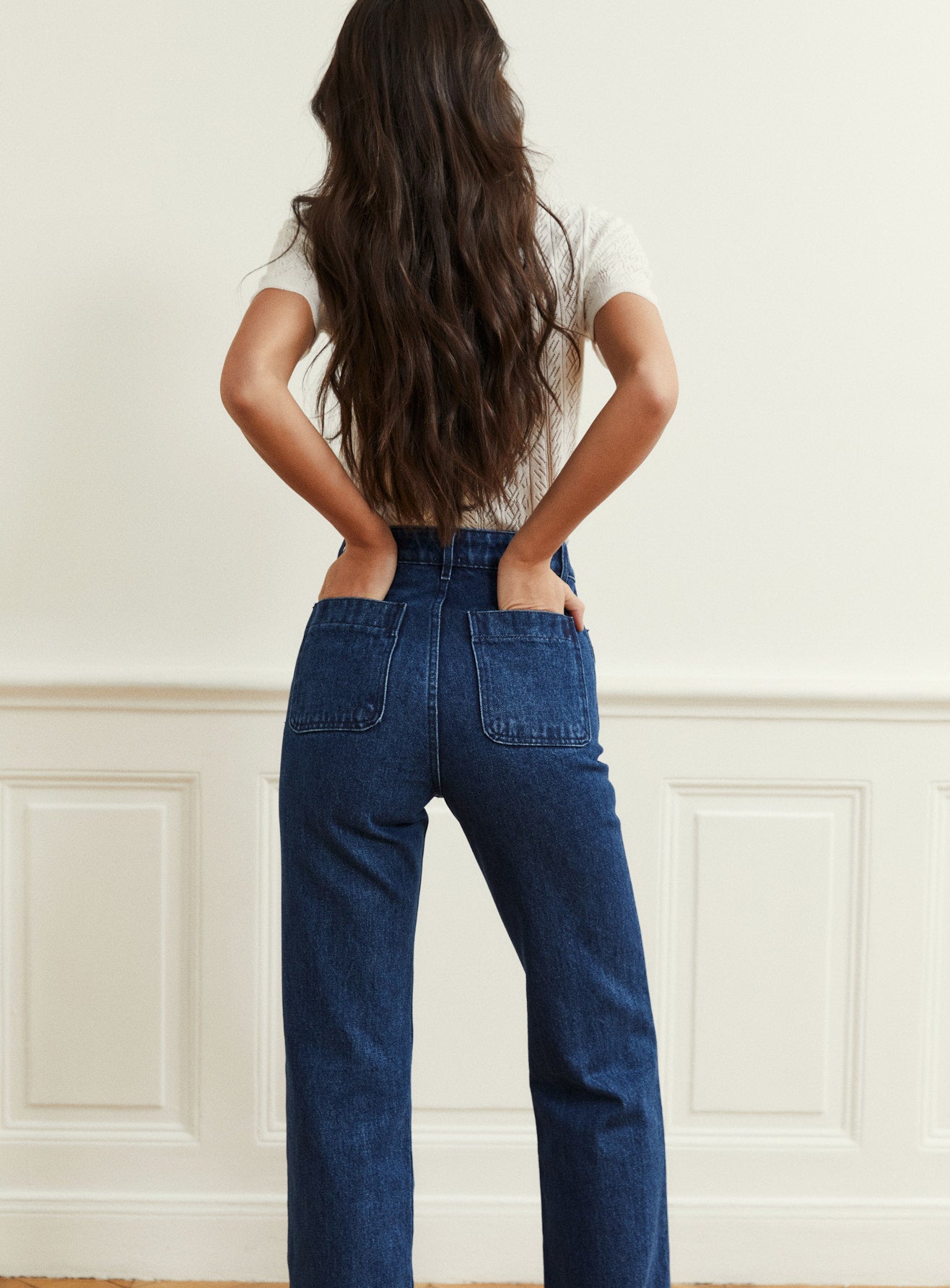 Petra Flared Jeans - Blue
