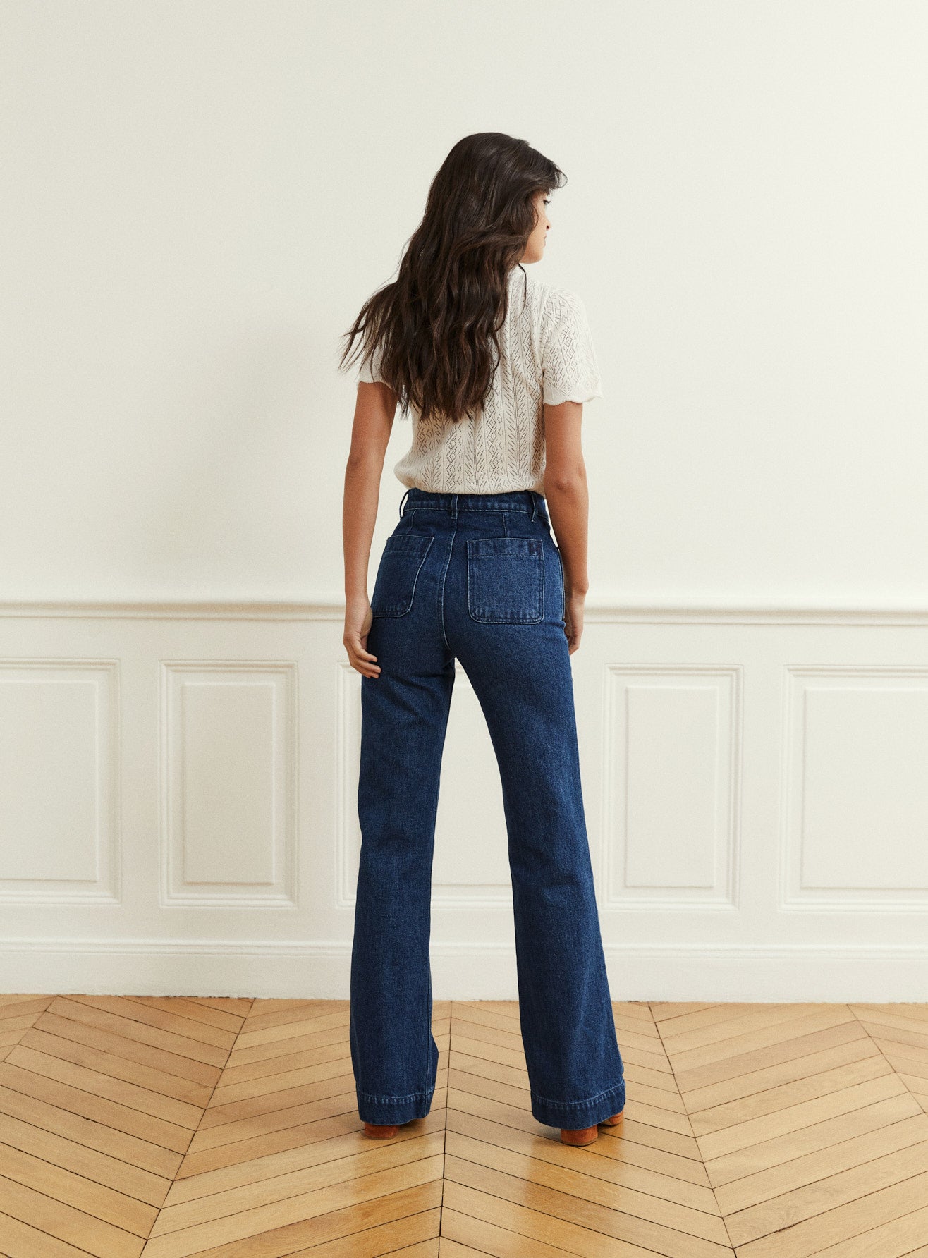 Petra Flared Jeans - Blue