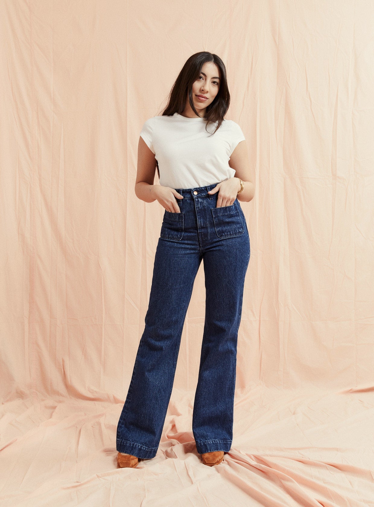 Petra Flared Jeans - Blue