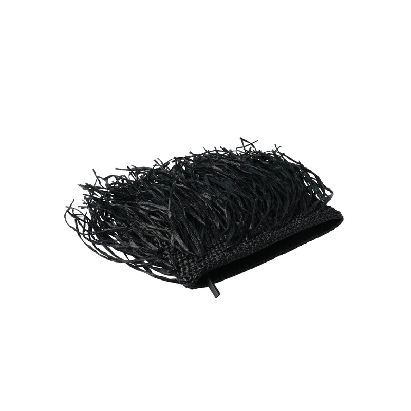 Phedora Black Clutch