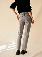 Phoebe Straight-Leg Jeans - Grey