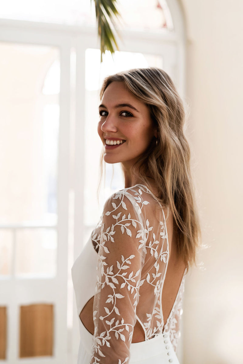 Robe Longue Roméo - Blanc Soie