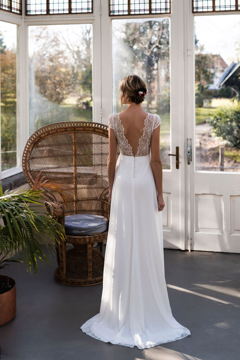 Robe De Mariée Provence - Blanc Soie