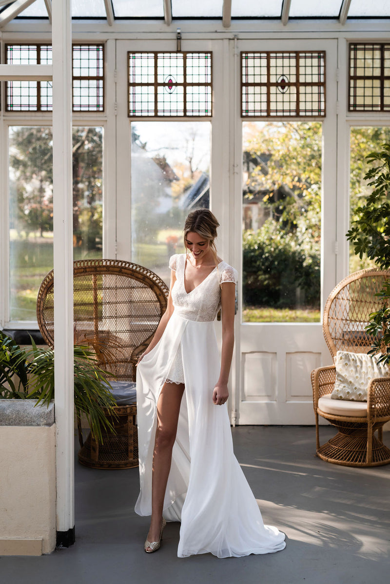 Robe De Mariée Provence - Blanc Soie