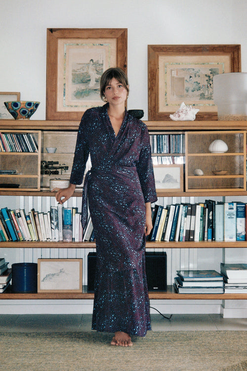 Floor Dress - Burgundy