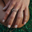 La Bague Nina Gold Filled Et Argent Sterling 925