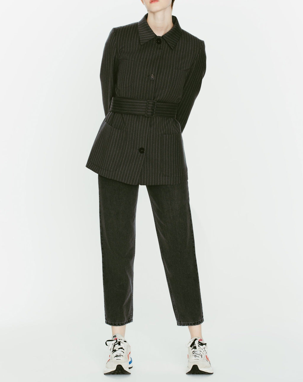 Margaux Lonnberg - Billie Jacket - Grey Stripes