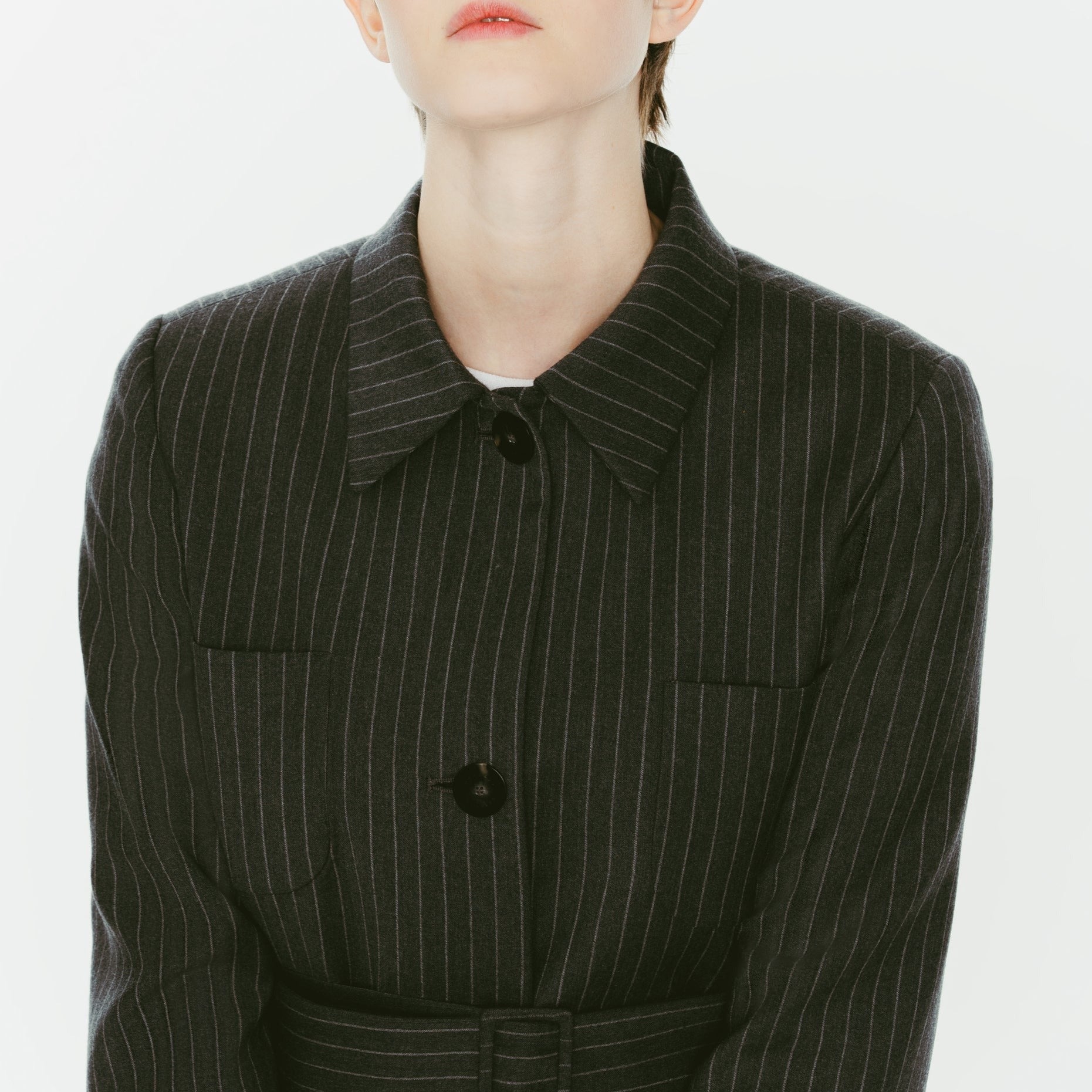Margaux Lonnberg - Billie Jacket - Grey Stripes