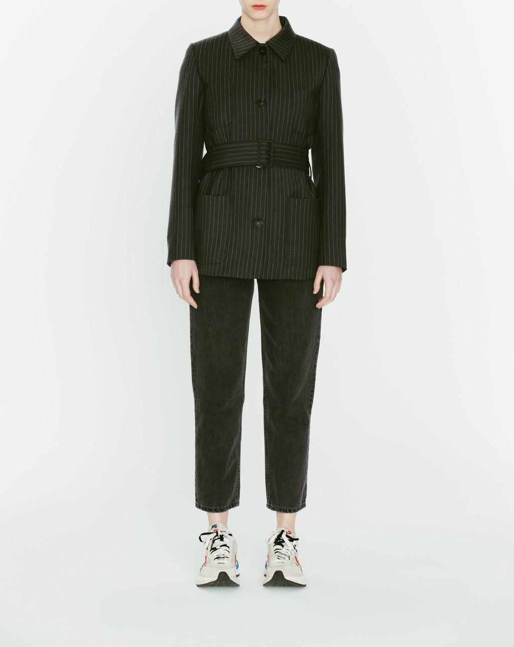 Margaux Lonnberg - Billie Jacket - Grey Stripes