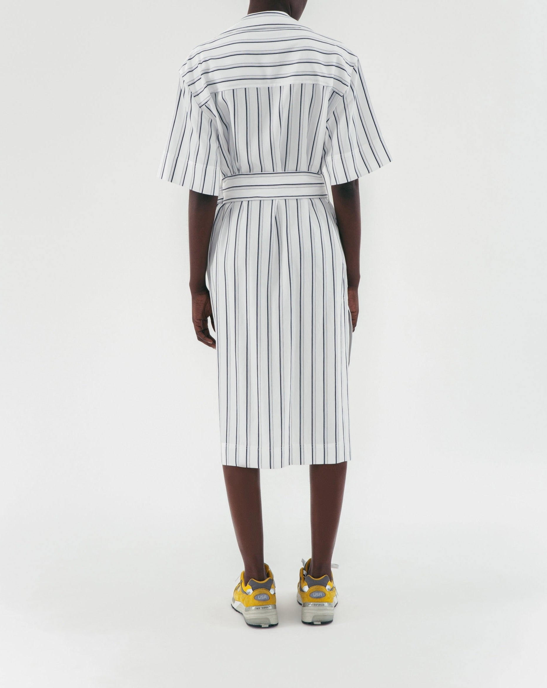 Robe Hally - White Stripes