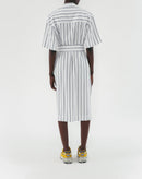Vestido Hally - Rayas Blancas