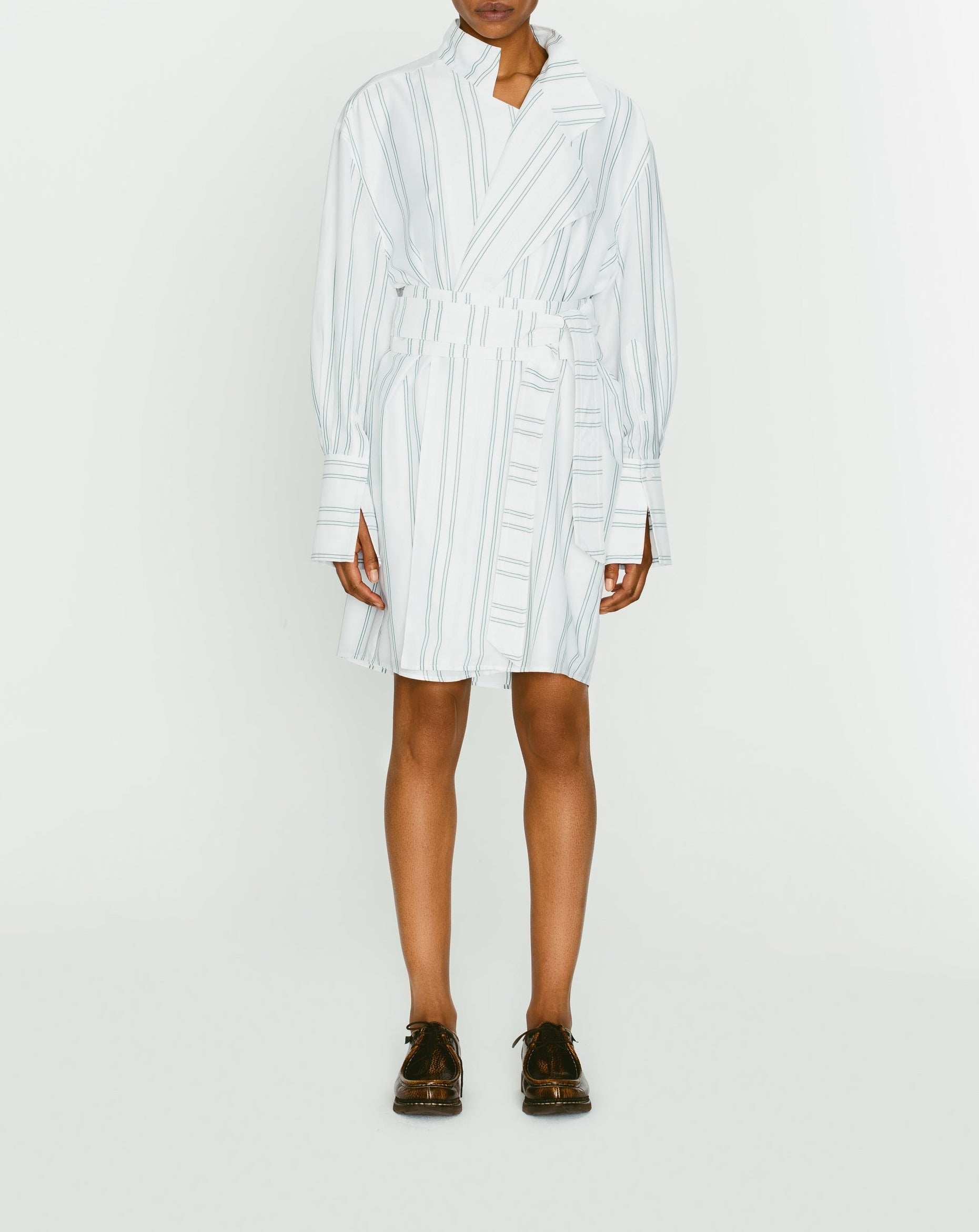 Margaux Lonnberg - Margaux Lonnberg - Robe Kate - Green Stripes
