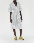 Robe Hally - White Stripes