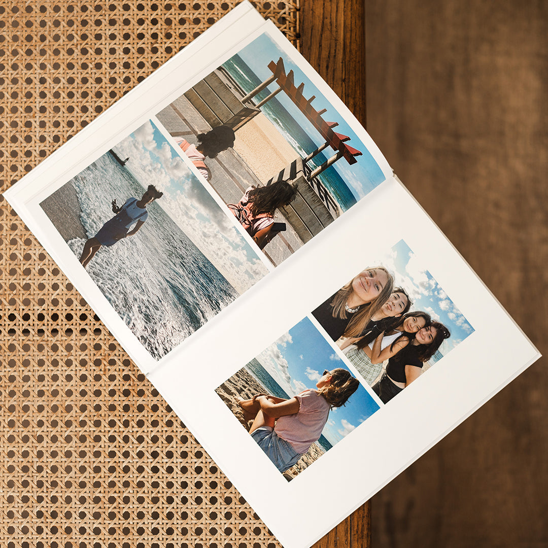 Lote de 2 libros de fotos verticales de tapa dura