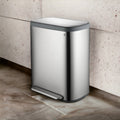 Poubelle Tri Selectif Empire 60L - Inox