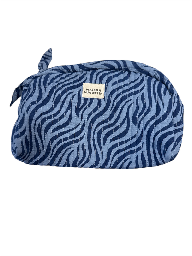 Neceser grande Indigo Zebre