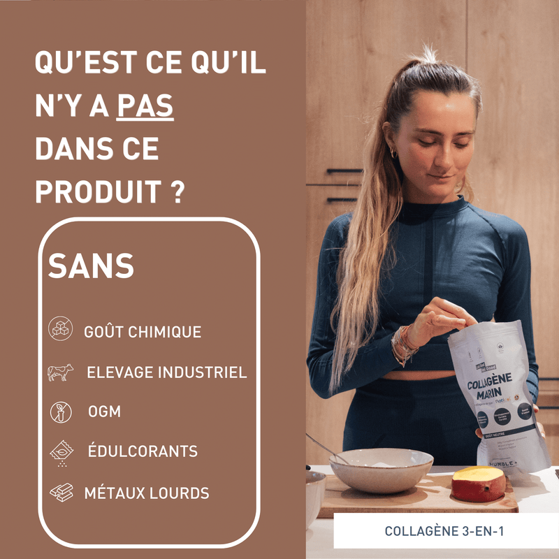 Qu'est ce qu'il n'y a pas dans la whey + collagène