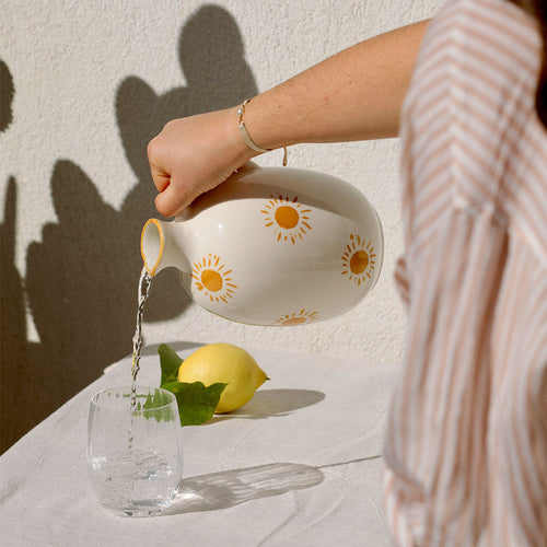 Pichet En Céramique - Soleil