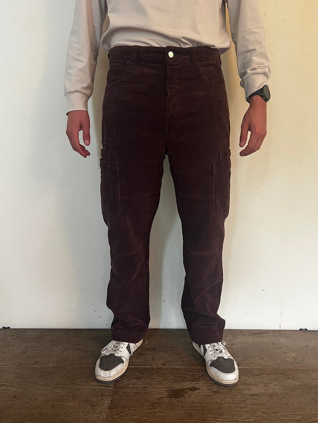 Pantalon Cargo Chocolat