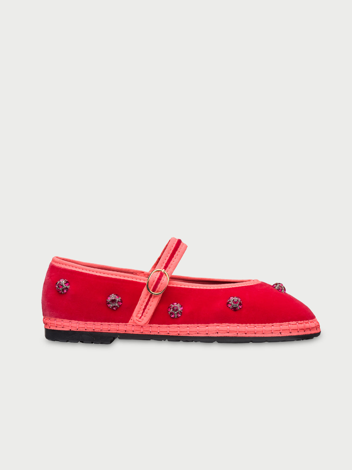 Mary Jane Pierre Flower - Fucsia