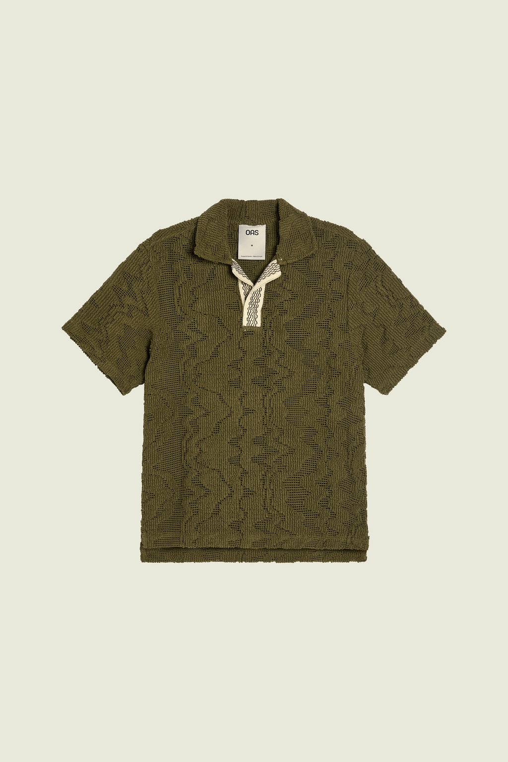 Camisa Pine Verve Palmer Crochet - Verde