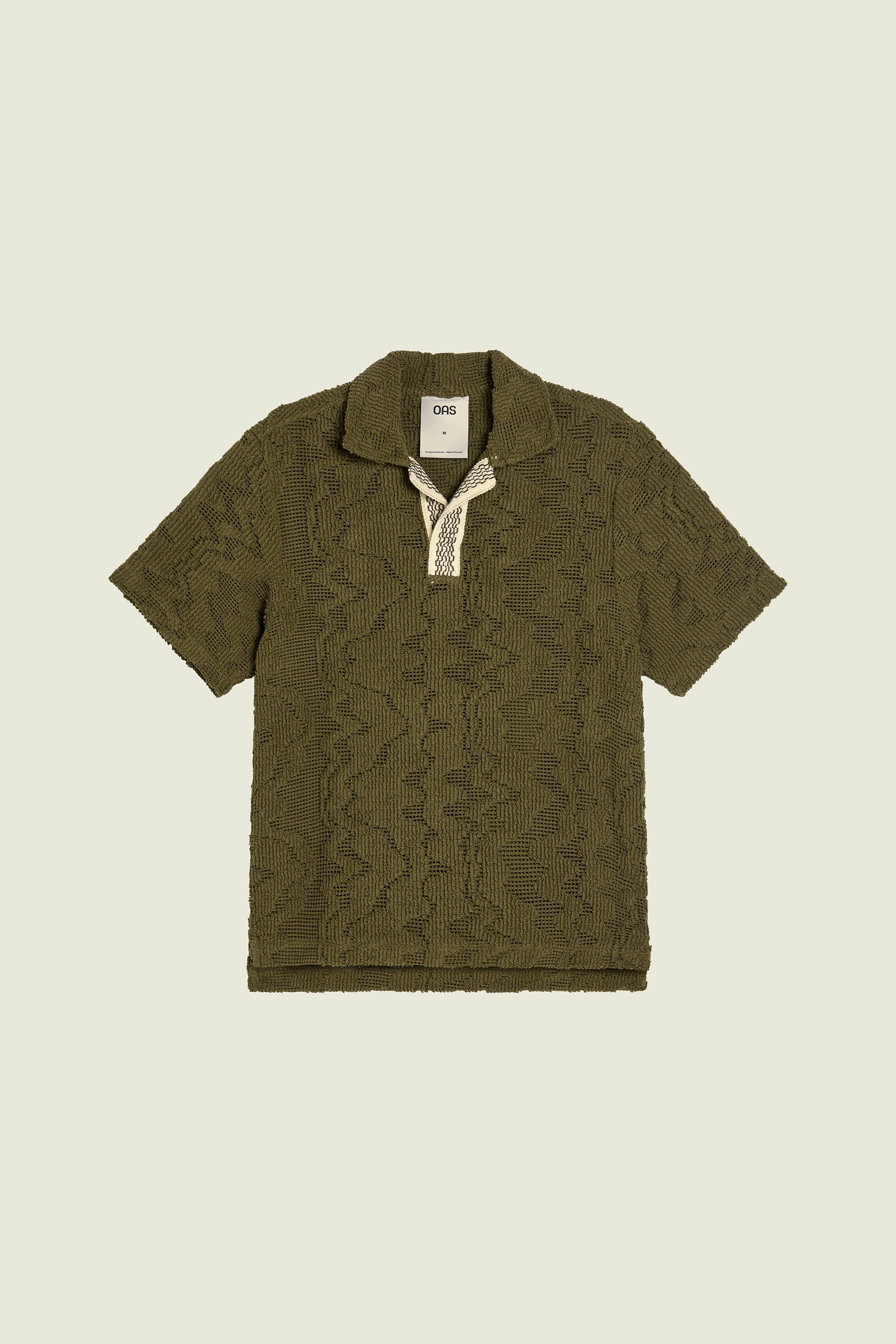 Camisa Pine Verve Palmer Crochet - Verde