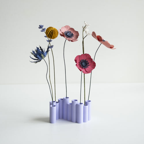 Dried Flower Vase - Lavender