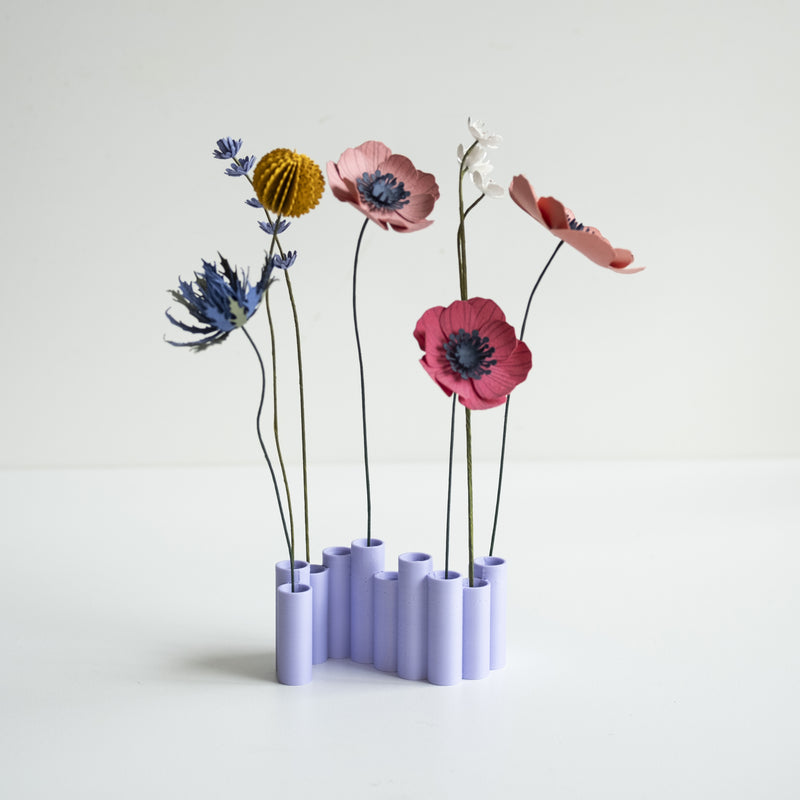 Dried Flower Vase - Lavender