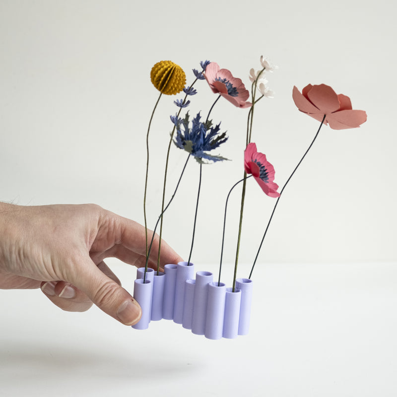 Dried Flower Vase - Lavender