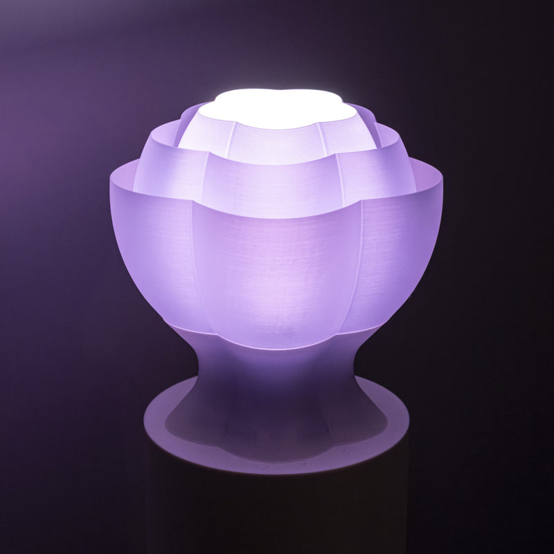 Peony Lamp - Lavender