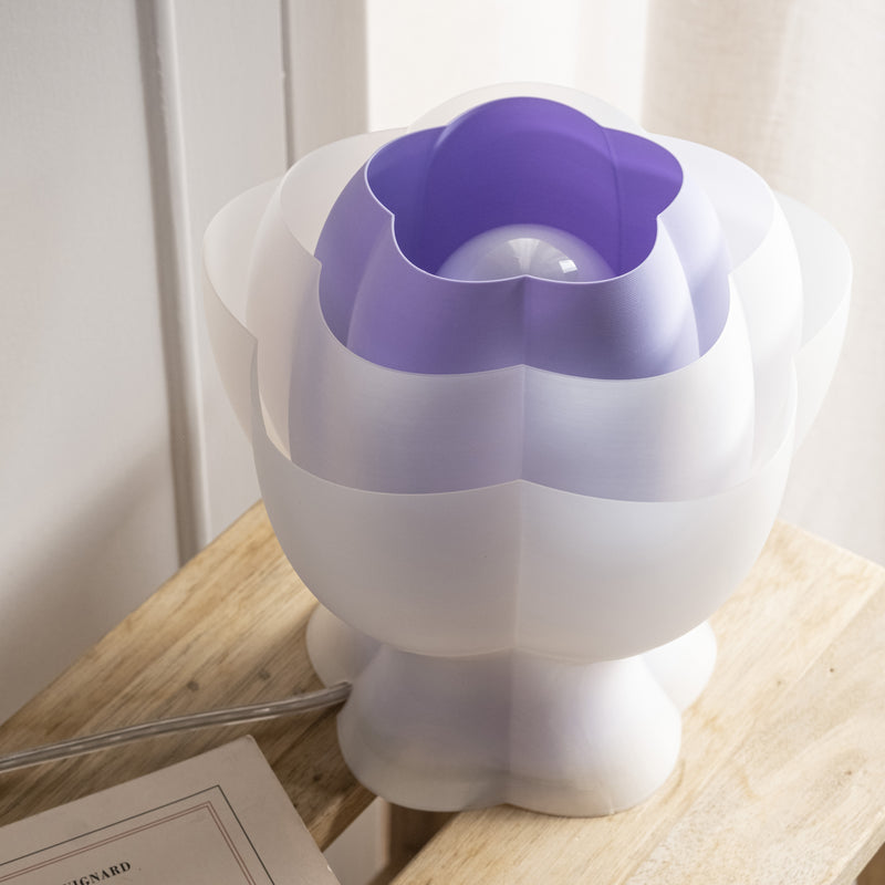 Peony Lamp - Lavender