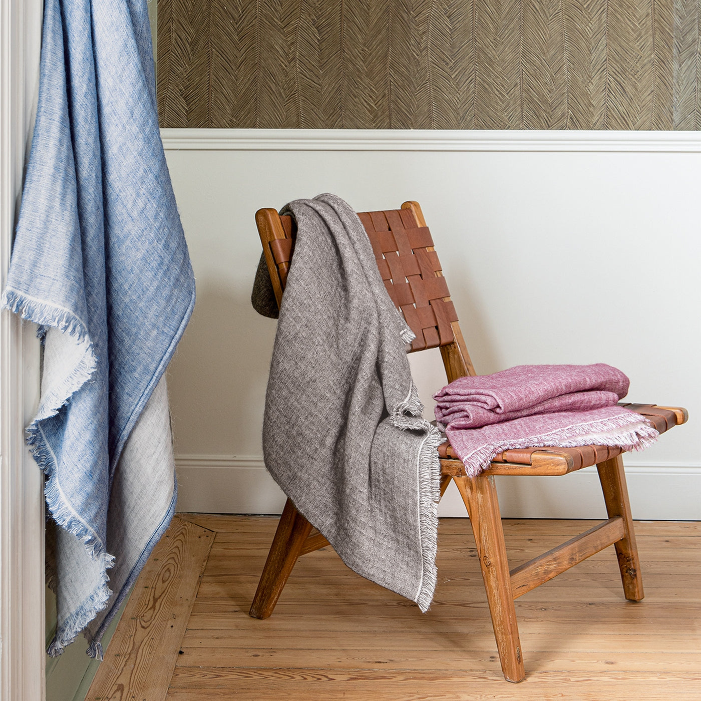 Ambiance - Plaid - Azul
