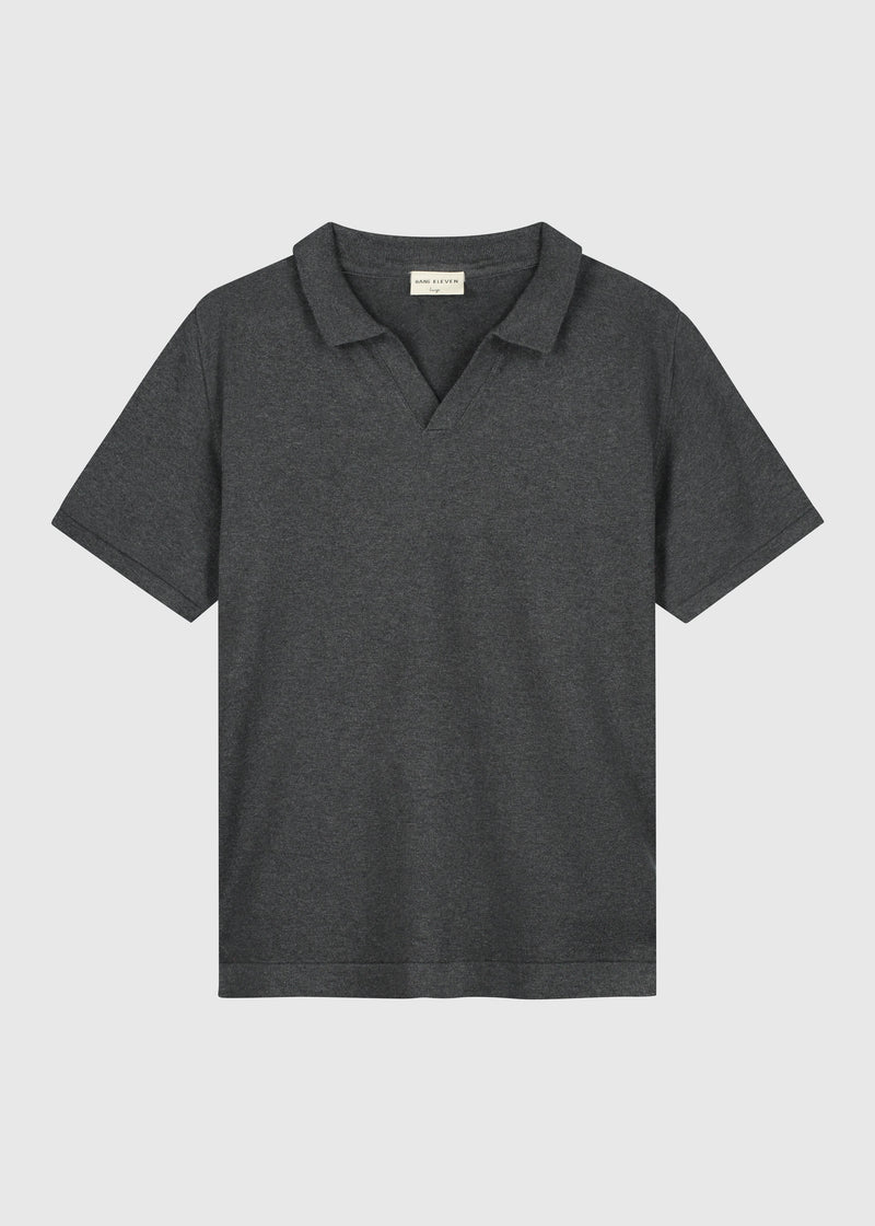 Polo Knitted - Anthracite Melange