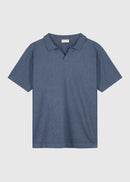 Polo de punto - Azul Melange